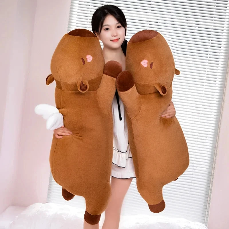 Long Kawaii Angel Capybara Plushies - Image 9