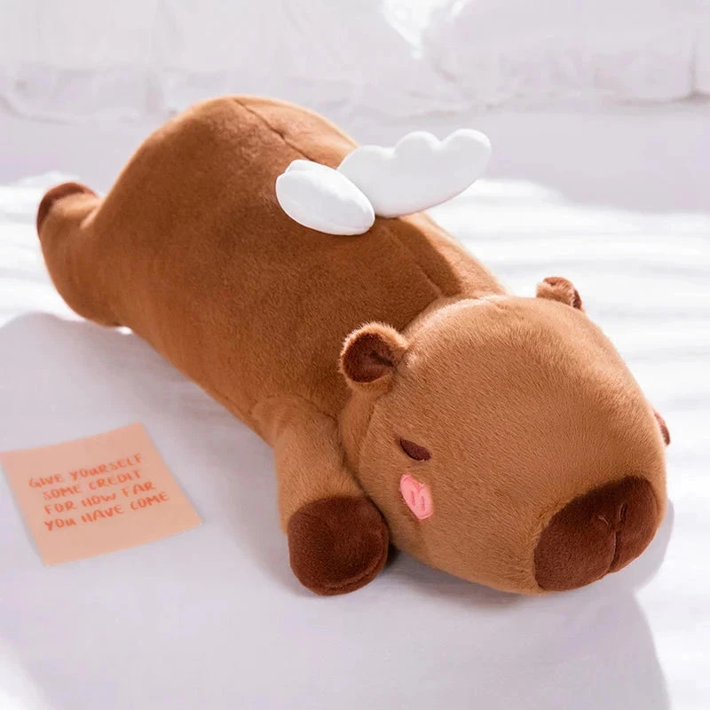 Long Kawaii Angel Capybara Plushies - Image 5