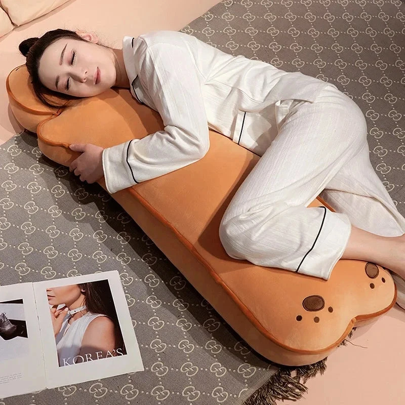 Long Kawaii Cat Bear Bread Plushies - Image 8