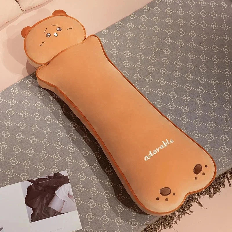 Long Kawaii Cat Bear Bread Plushies - Image 13