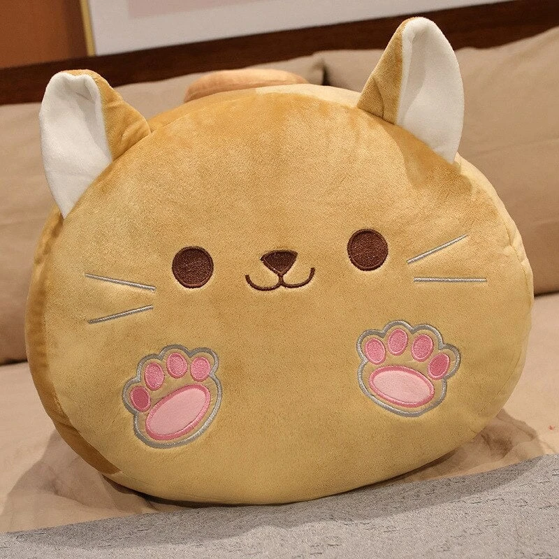 Long Kawaii Shiba Inu Cat Pillow Plush - Image 9