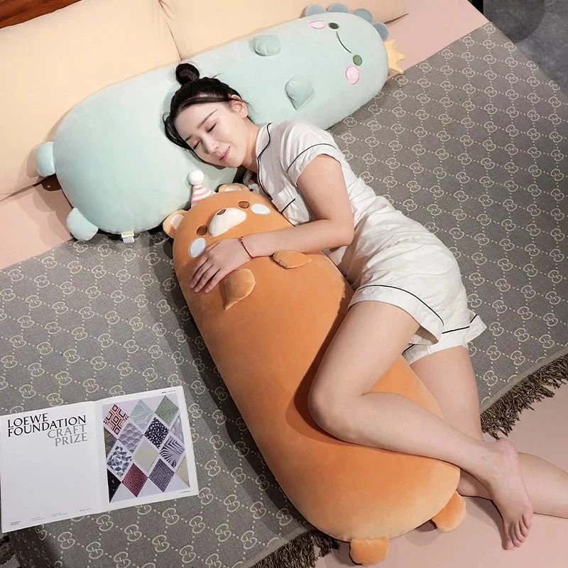 Long Kawaii Snuggly Animal Plushies - Image 11