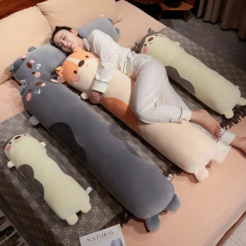 Long Kawaii Snuggly Dog Plushies