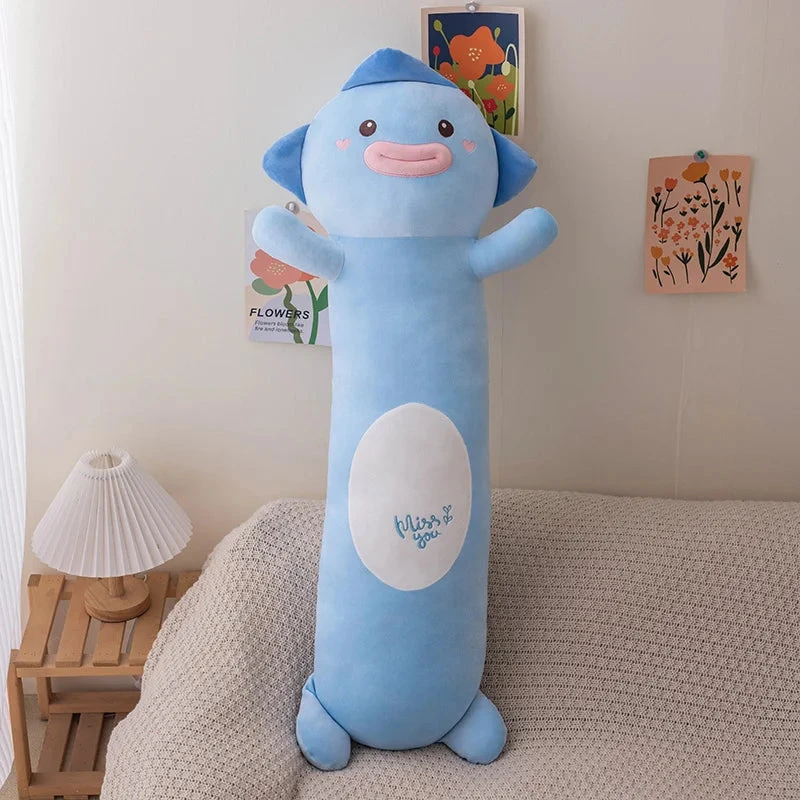 Long Snuggly Fish Axolotl Penguin Plushie Collection 2024 - Image 8