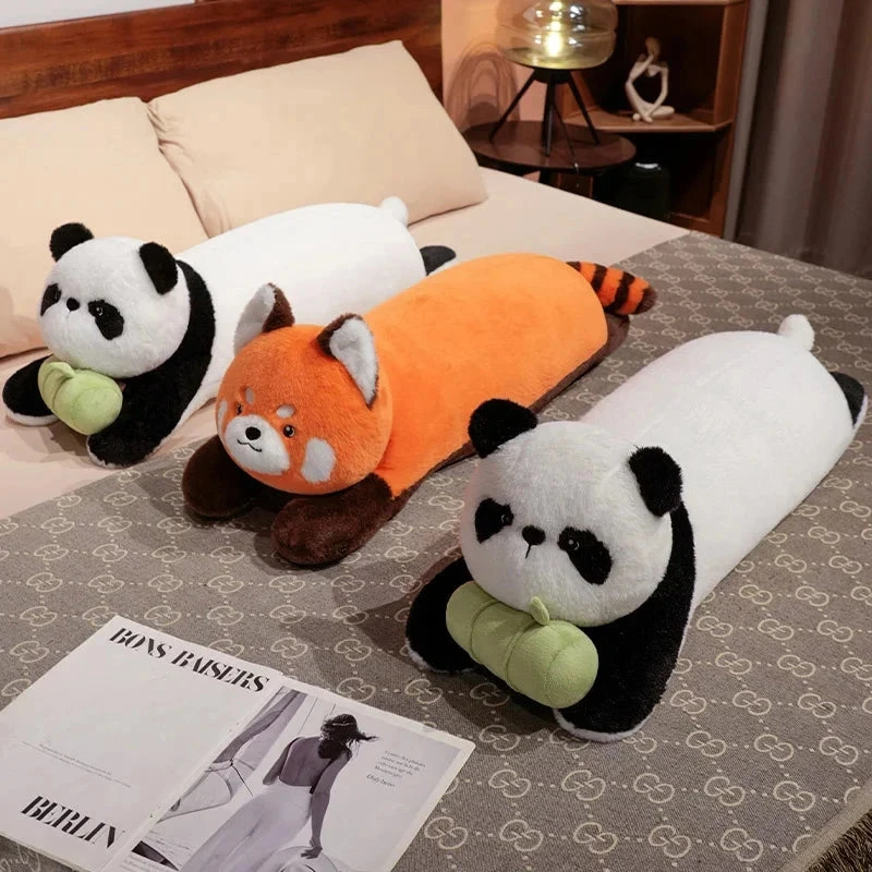 Long Snuggly Fluffy Red Panda Plushies - Image 5