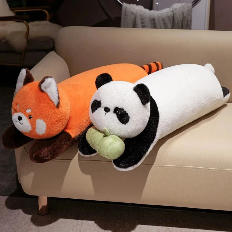 Long Snuggly Fluffy Red Panda Plushies - Image 4