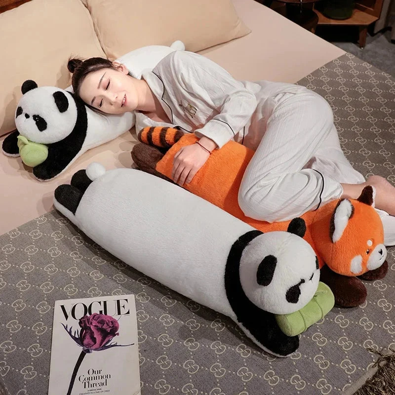 Long Snuggly Fluffy Red Panda Plushies - Image 11