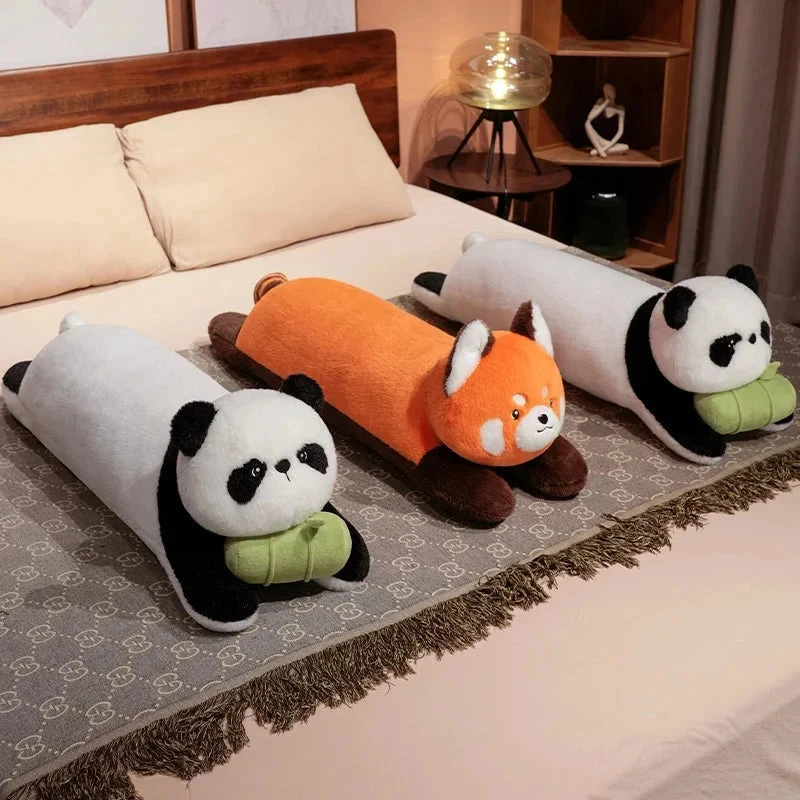 Long Snuggly Fluffy Red Panda Plushies - Image 9
