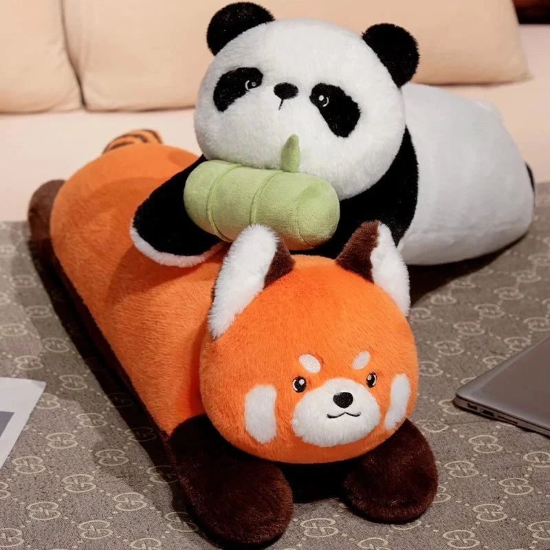 Long Snuggly Fluffy Red Panda Plushies - Image 10