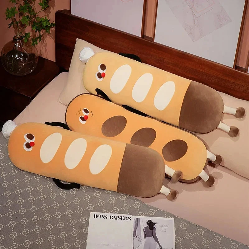 Long Snuggly Funny Baguette Bread Plushies - Image 13