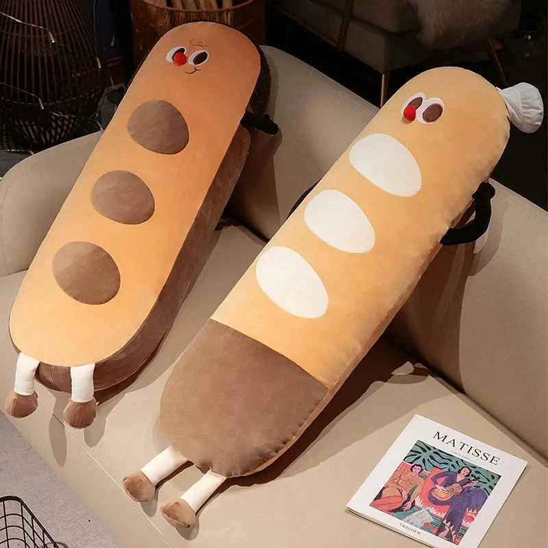 Long Snuggly Funny Baguette Bread Plushies - Image 15