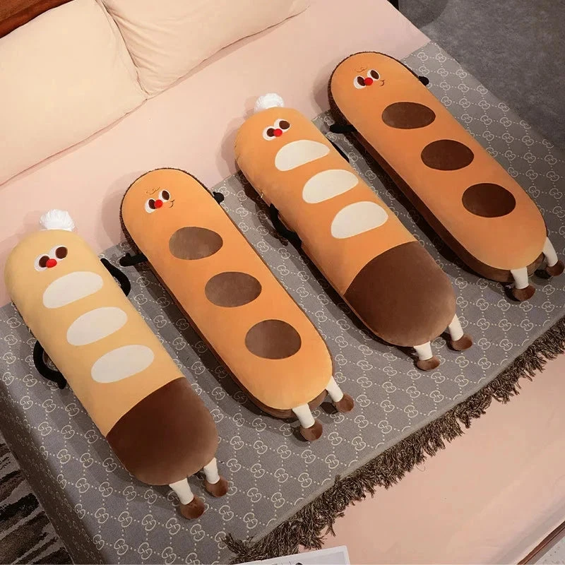 Long Snuggly Funny Baguette Bread Plushies - Image 6