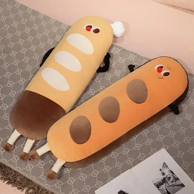 Long Snuggly Funny Baguette Bread Plushies - Image 9