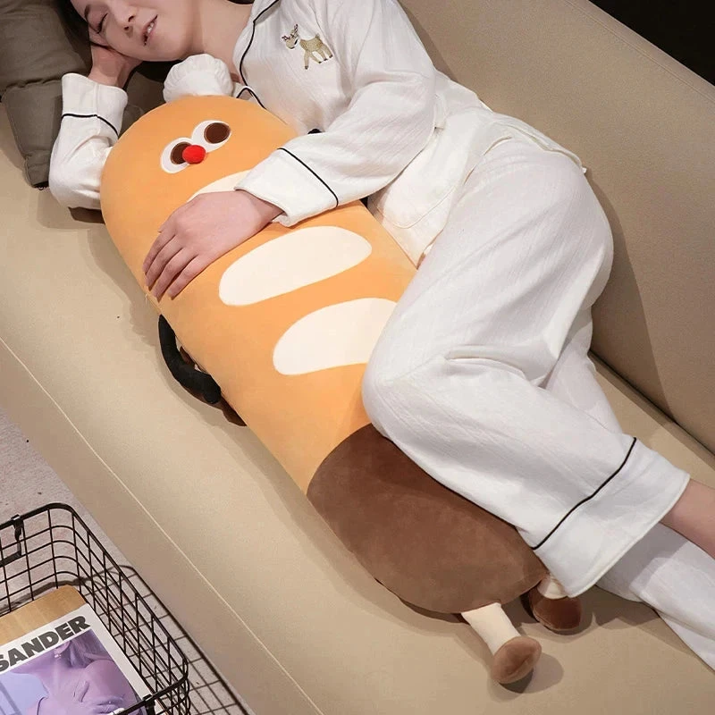 Long Snuggly Funny Baguette Bread Plushies - Image 12