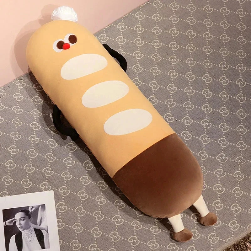 Long Snuggly Funny Baguette Bread Plushies - Image 17