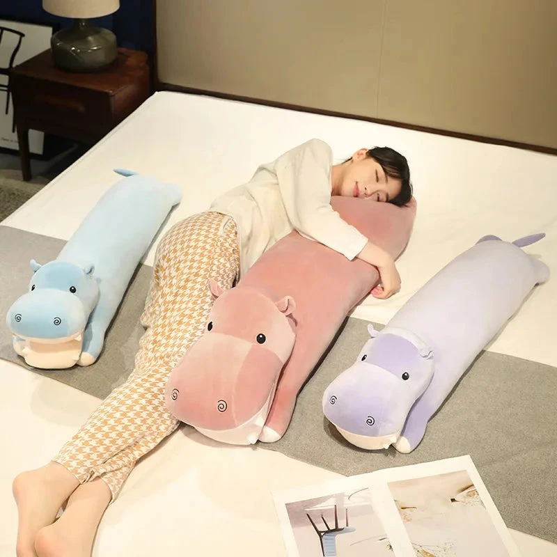 Long Snuggly Hippo Plushies - Image 17