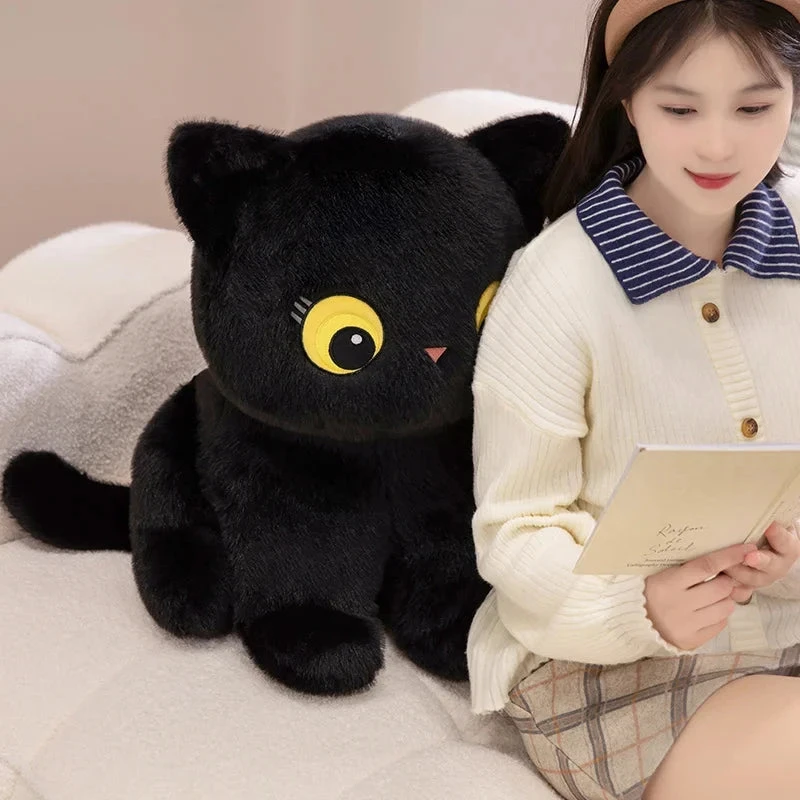 Luna & Misty The Fluffy Sitting Cat Plushies - Image 9