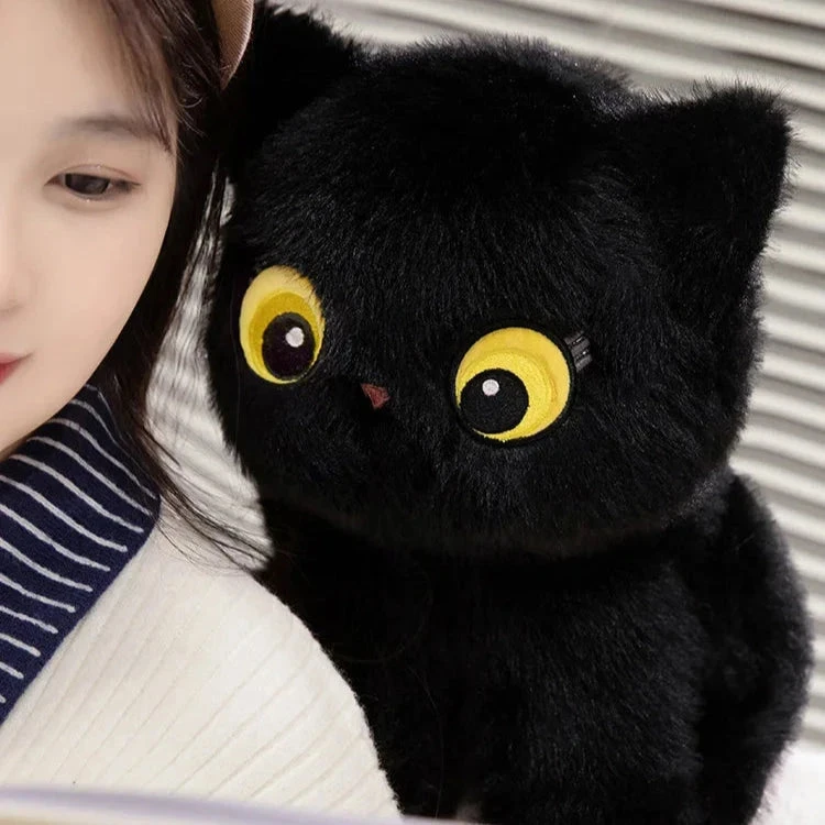 Luna & Misty The Fluffy Sitting Cat Plushies - Image 5