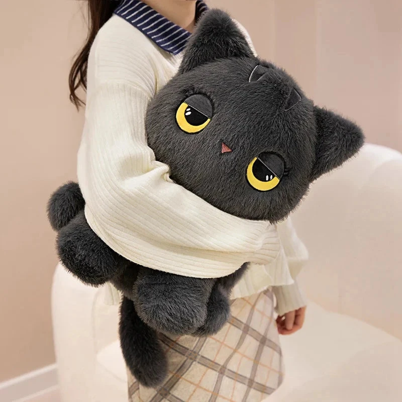 Luna & Misty The Fluffy Sitting Cat Plushies - Image 7