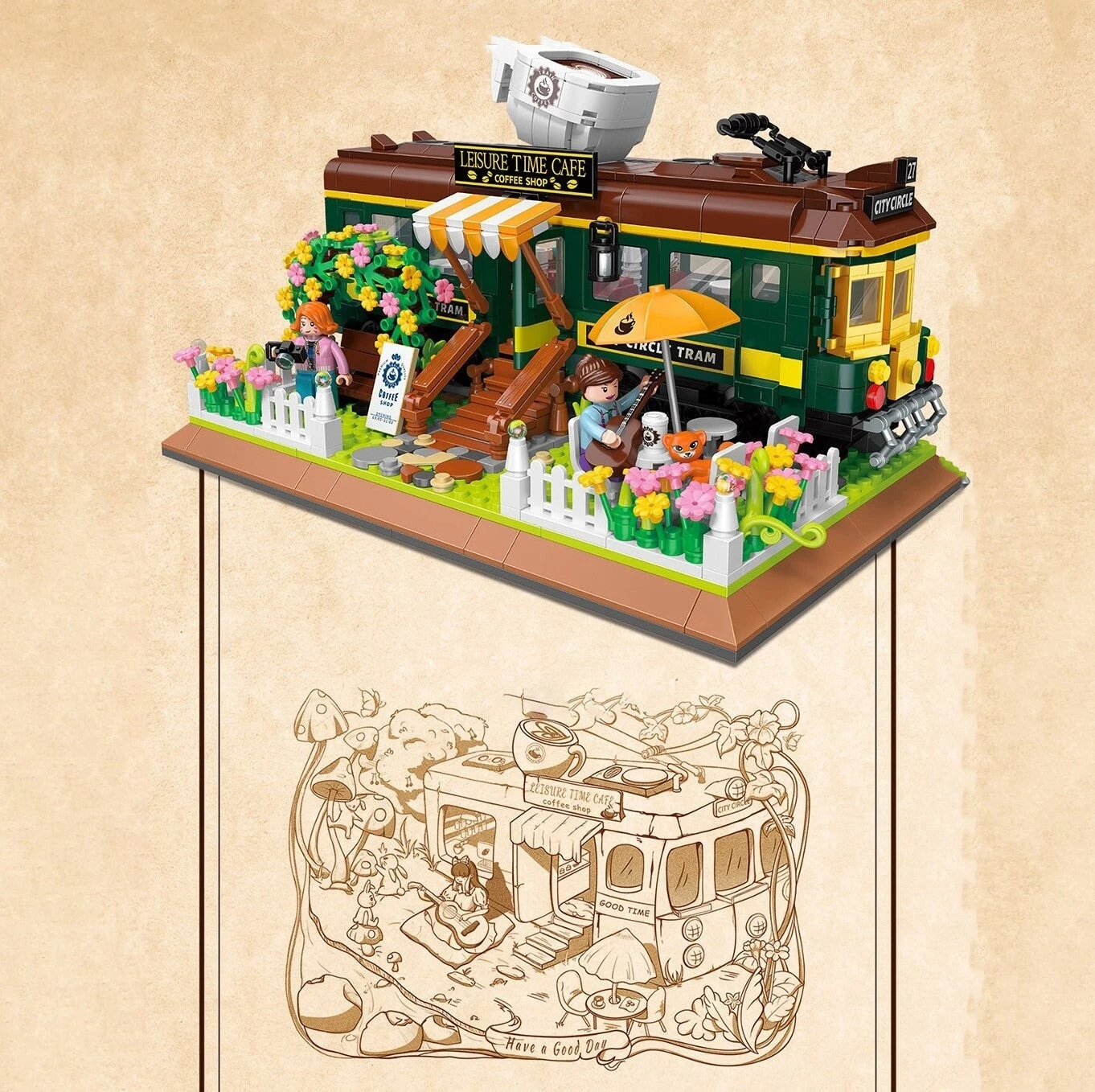 Macchiato Orient Express Micro Building Blocks - Image 12