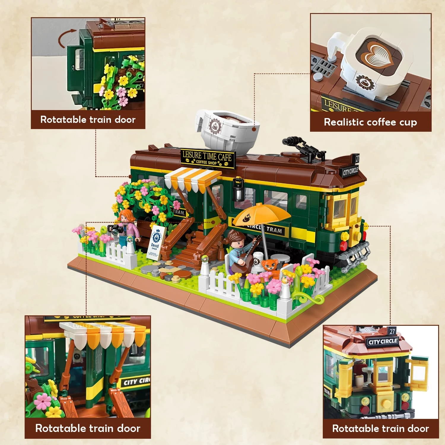 Macchiato Orient Express Micro Building Blocks - Image 17