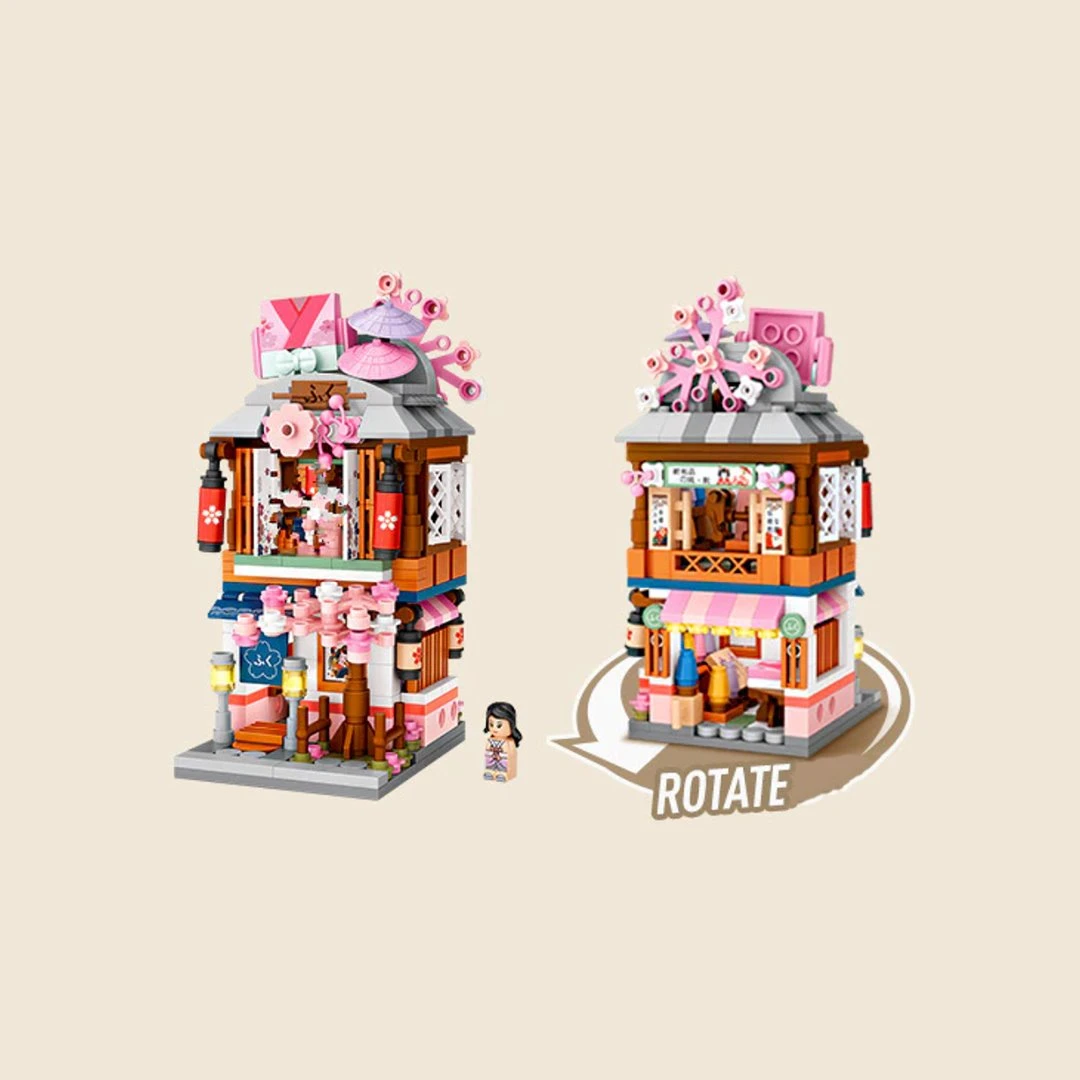 Micro Cute Japanese Stalls Building Sets - Image 11