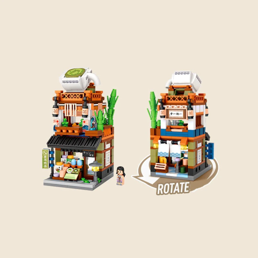 Micro Cute Japanese Stalls Building Sets - Image 12