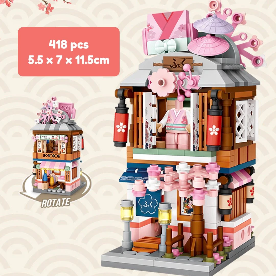 Micro Cute Japanese Stalls Building Sets - Image 6