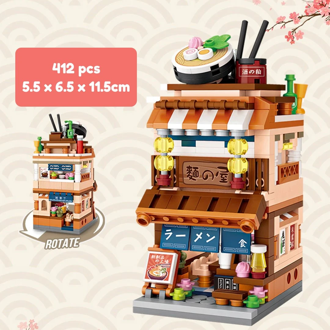 Micro Cute Japanese Stalls Building Sets - Image 4