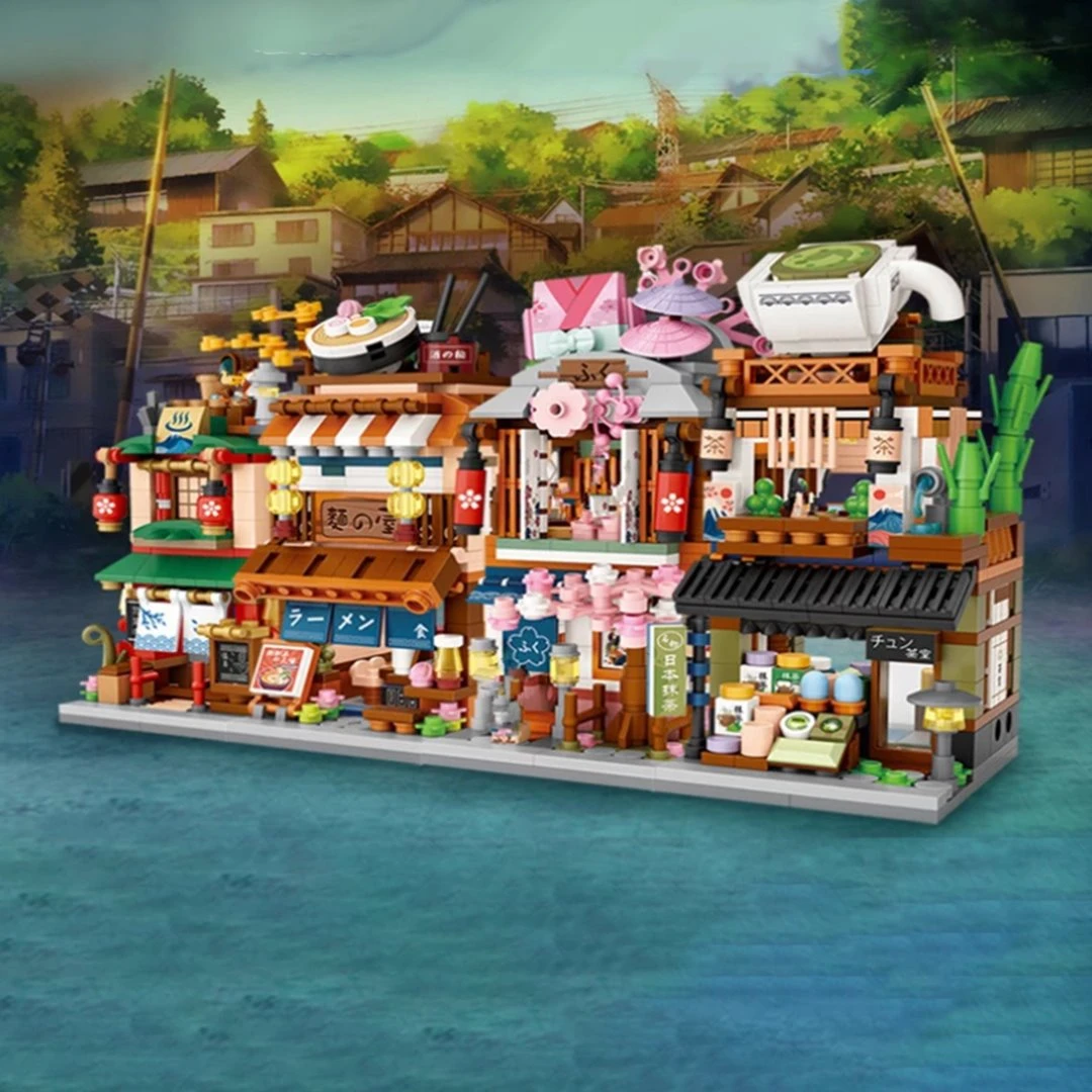 Micro Cute Japanese Stalls Building Sets - Image 10