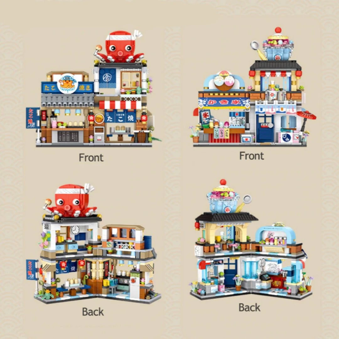 Micro Japanese Desserts Cafe Building Sets - Image 5