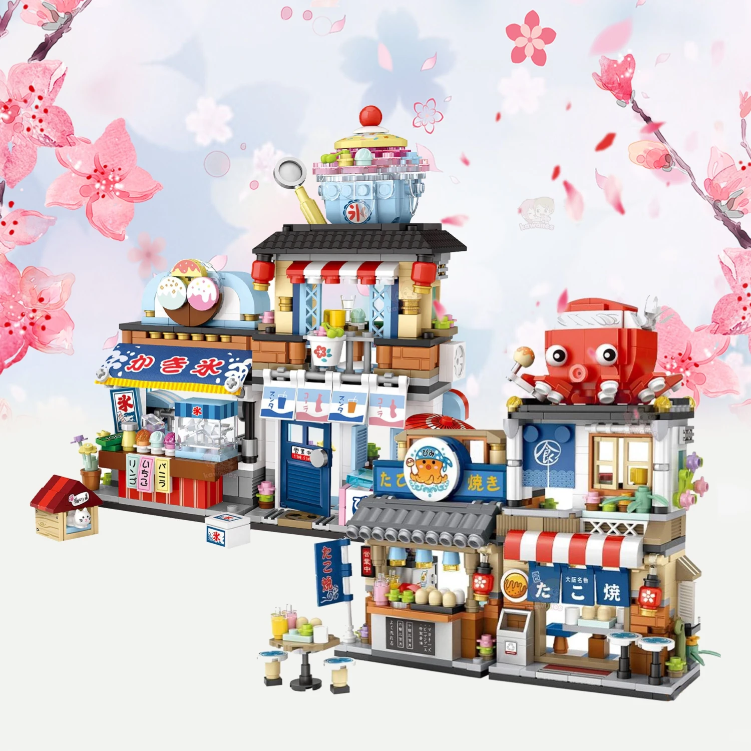 Micro Japanese Desserts Cafe Building Sets - Image 2