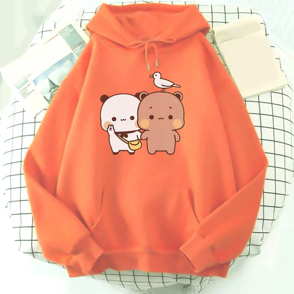 Apparel Mocha & Tofu Bears Seagull Friend Unisex Hoodie - Image 10
