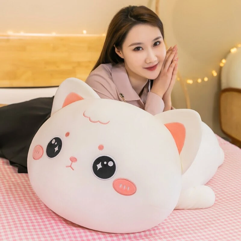 Momo & Nala The Kawaii Laying Cat Plushies - Image 8
