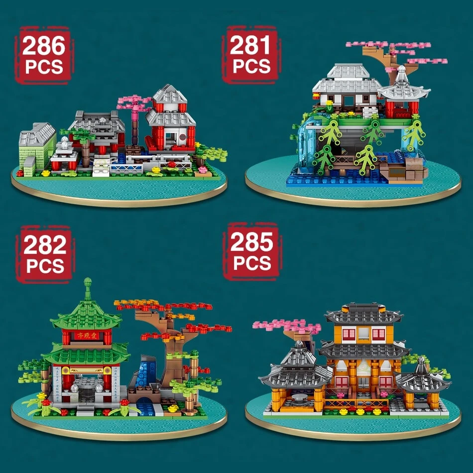 Mountain Pavilion And Sakura View Building Blocks - Image 12