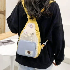 Apparel Myron Bear Colour Block Mini Backpack