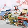 Nippombashi Dori Street Japanese Restaurants Building Sets