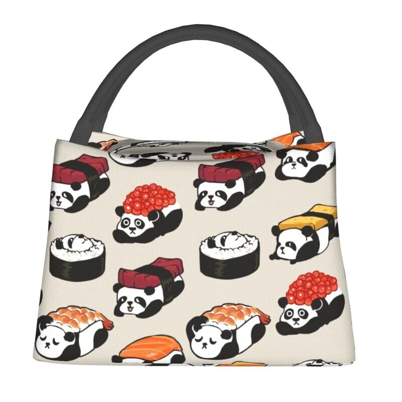 Panda Sushi Japanese Kawaii Lunch Bag - Image 3