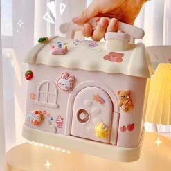 Accessories Pastel Cloud House Piggy Bank