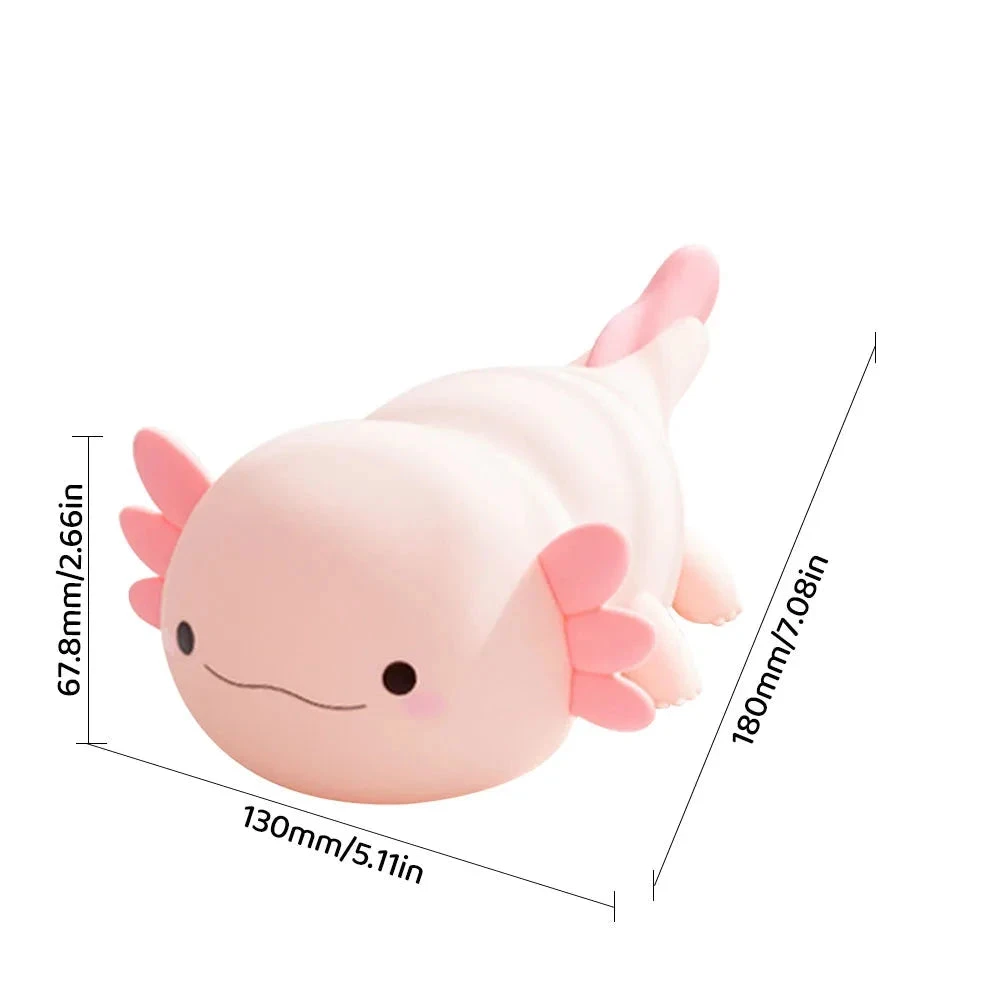 Pink Axolotl LED Night Light - Image 5
