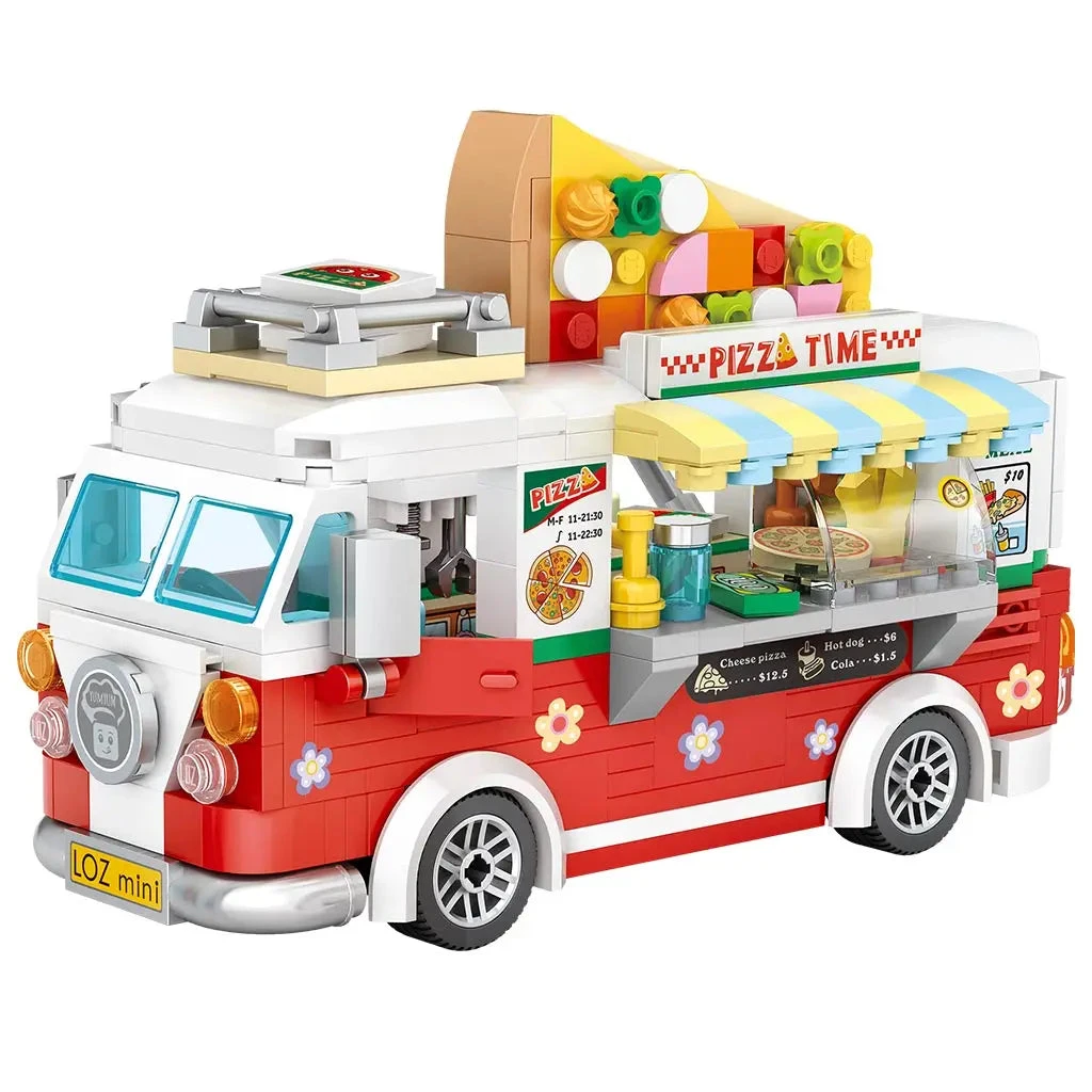 Pizza And Coffee Truck Nano Building Blocks - Image 8