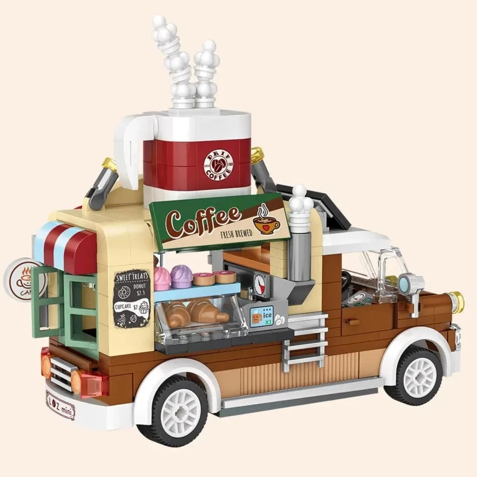 Pizza And Coffee Truck Nano Building Blocks - Image 10