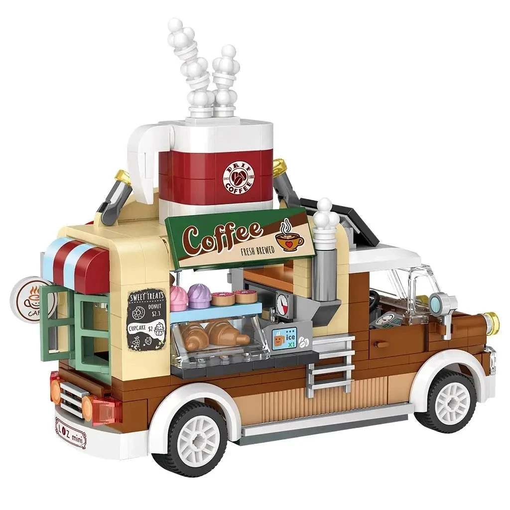 Pizza And Coffee Truck Nano Building Blocks - Image 6