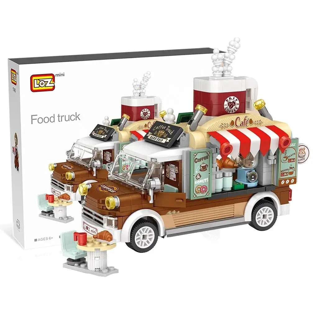 Pizza And Coffee Truck Nano Building Blocks - Image 5