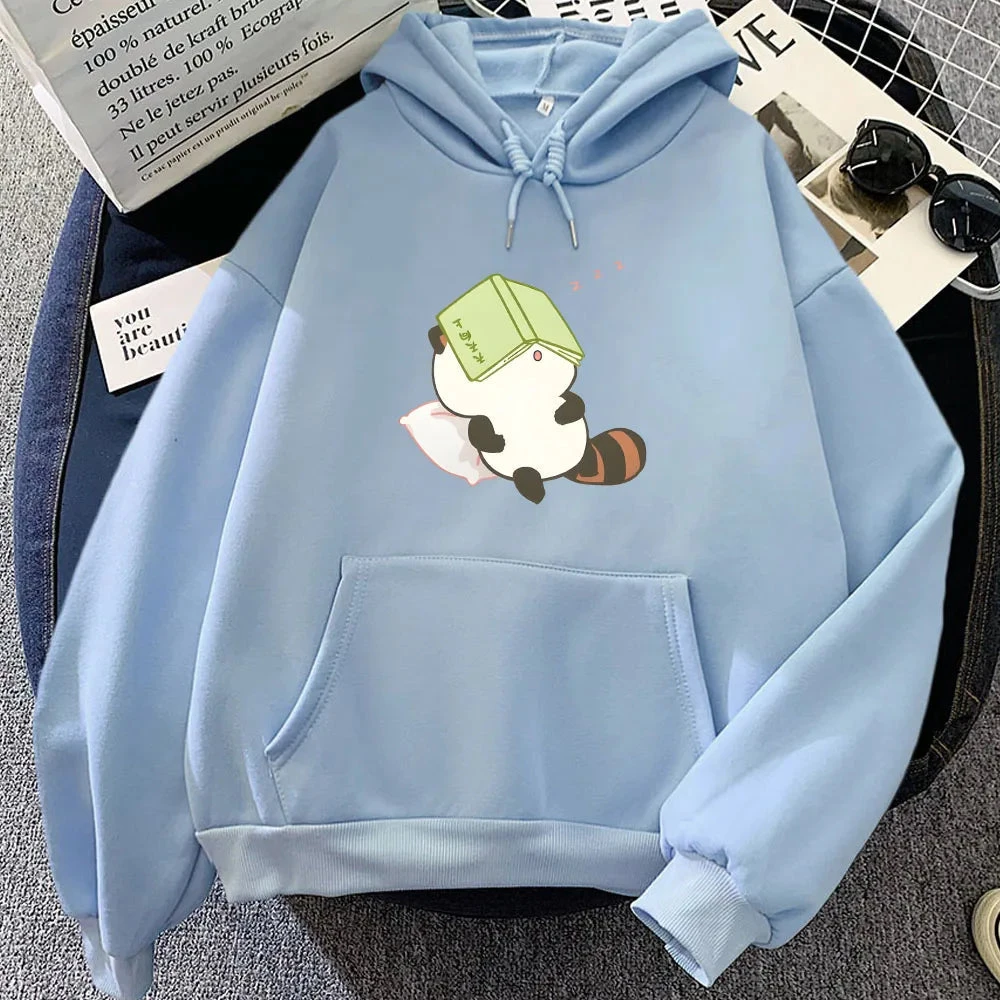 Apparel Raccoon Sleeping And Studying Unisex Hoodies - Image 7