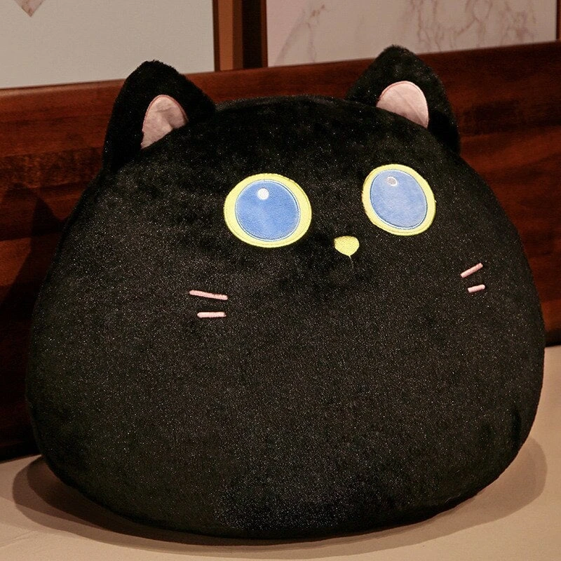 Round Cat Bunny Fox Pillow Plushie Collection - Image 4