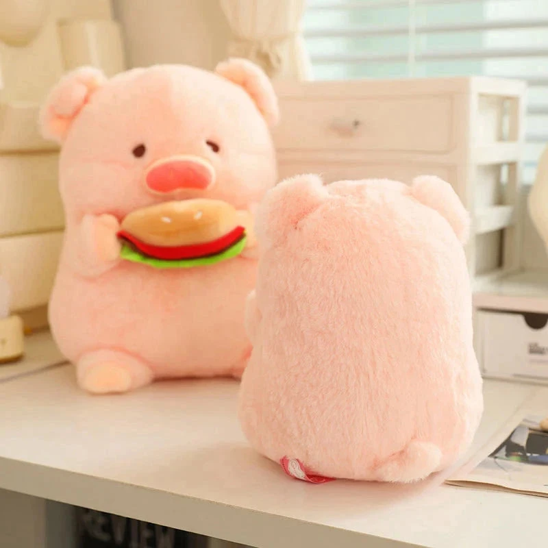 Round Fluffy Chonky Piggy Plushie - Image 4