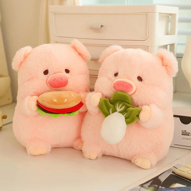 Round Fluffy Chonky Piggy Plushie - Image 10