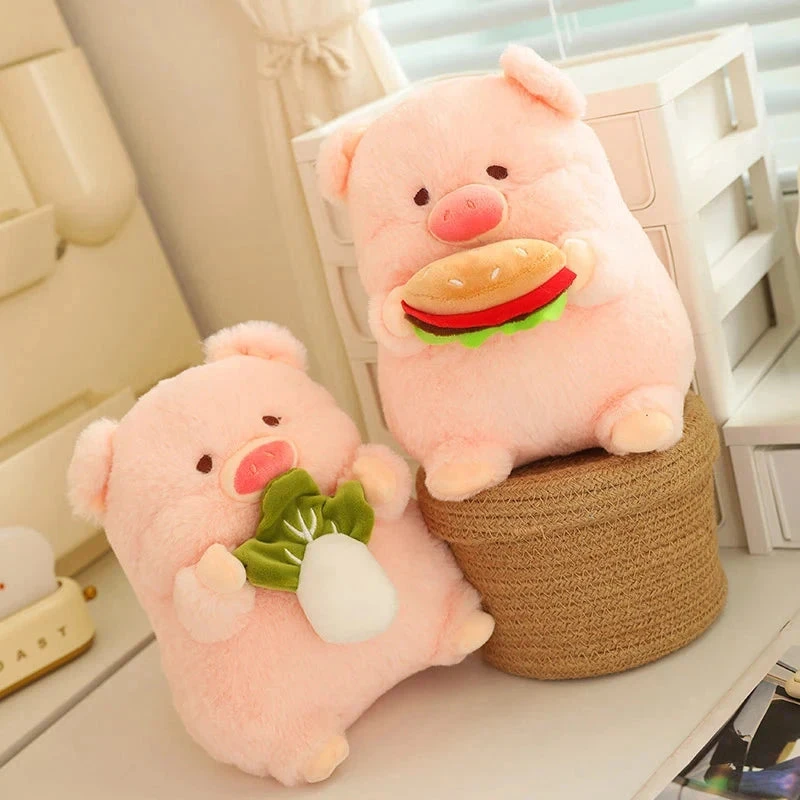 Round Fluffy Chonky Piggy Plushie - Image 6