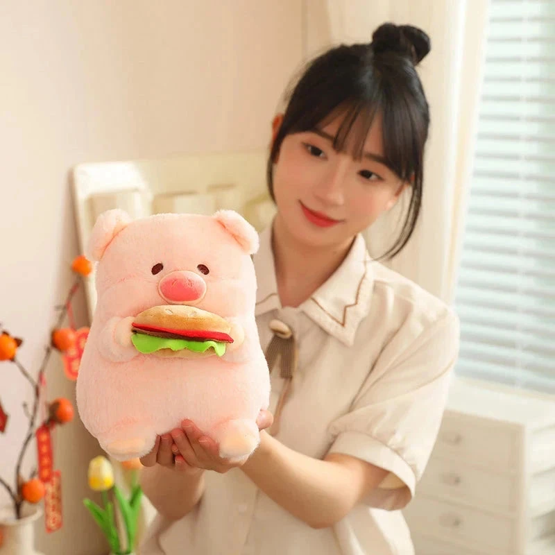 Round Fluffy Chonky Piggy Plushie - Image 12
